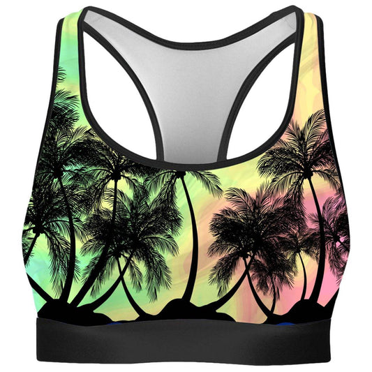 Tropical Sunset Rave Bra